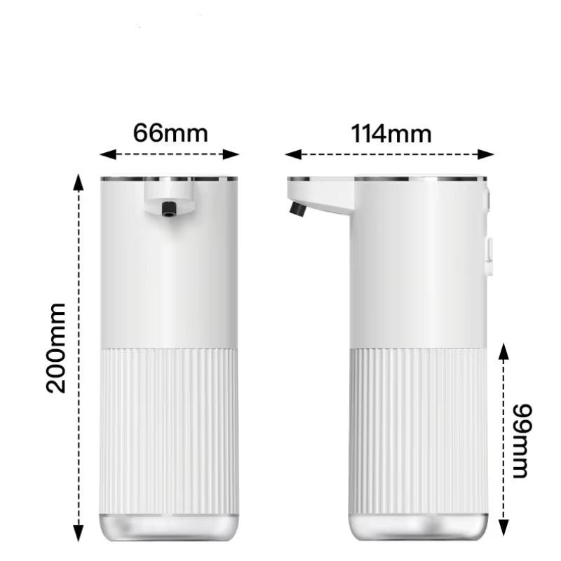HQ Automatic Soap Dispenser Bathroom Accessories Automatic Liquid Soap Dispenser 360ML TYPE-C White 4 Level Foam Soap Dispenser